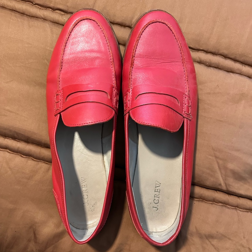 Jcrew all leather loafer